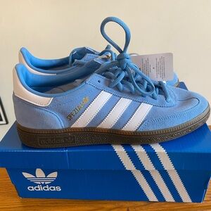 COPY - NWT Adidas Handball Spezial Light Blue and Cloud White (M7/W8) Sneakers